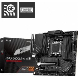 Msı Mb Pro B650M-A Wifi Am5 Ddr5 6400Mhz(Oc) Hdmı Dp M.2 Usb3.2 2.5G Lan Wifi 6E Matx Anakart