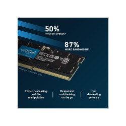 Crucial 32GB Ddr5 4800 Sodımm CL40 CT32G48C40S5 Notebook Ram 