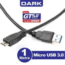 Dark DK-CB-USB3MICROB 1mt USB 3.0 - Micro B Taşınabilir Disk Kablosu