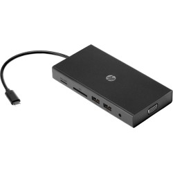 HP 1C1Y5AA USB-C 2Usb-Sd-Micro Sd-Vga Type-C Grişli Hup