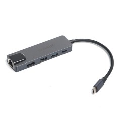 Dark DK-AC-U31X46 5i 1 Arada USB 3.1 Type-C to Ethernet - HDMI - USB 65W Port Çoklayıcı HUB