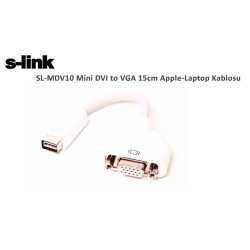 S-link SL-MDV10 Mini Dvı Dişi To Vga Dişi Dönüştürücü