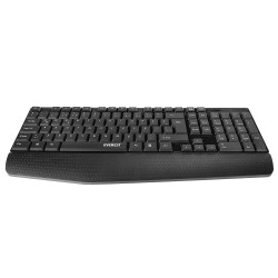 Everest KB-951U Siyah USB Bilek Destekli Q Standart Ofis Klavye