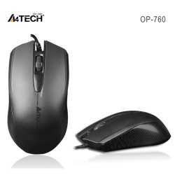 A4 Tech Op-760 Usb Siyah V-Track 1000 Dpı Mouse