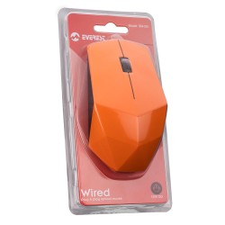 Everest SM-201 Usb Turuncu 1200dpi Optik Kablolu Mouse