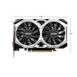 Msi GeForce GTX1650 DirectX 12 D6 VENTUS XS OCV1 4GB 128-Bit GDDR6 PCI E 3.0 x16 HDCP Ekran Kartı 