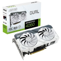 Asus Dual GeForce RTX4060 OC 8GB DUAL-RTX4060-O8G-WHITE GDDR6 128 Bit Beyaz DLSS 3 Ekran Kartı