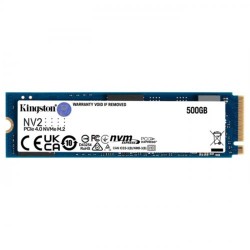 Kingston 500GB NV2 SNV2S-500G 3500-2100MB-s PCIe NVMe M.2 SSD Disk