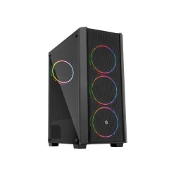 Frisby FC-9420G 600W 80+4X Gaming Mesh Kasa, RGB Fan 