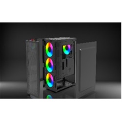 Inca Emg-15XN 4X1200mm Kumandalı ARGB Fan Gaming Computer Case