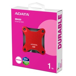 Adata 1Tb SD620 Kırmızı Taşınabilir Usb 3.2 Gen2 Ssd Harici Disk