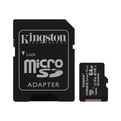 Kingston SDCS2-64GB 64GB micSDXC Canvas Select Plus 100R A1 C10 Card + ADP Hafıza Kartı 