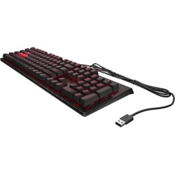 HP 6YW76AA Omen Encoder LED Kablolu Mekanik Oyuncu Klavyesi  RGB (Cherry MX Red)