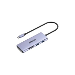 Hiksemi HS-HUB-DS8 Type-C To HDMI+USB3-3+USB2+SD-TF+PD Çoklayıcı