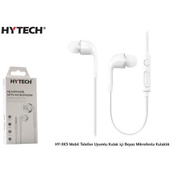 Hytech HY-XK5 Kulak içi Beyaz Mikrofonlu kulaklık