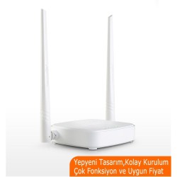 Tenda N301 300 Mbps 4 Port Router 2 Anten