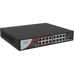 Hilook NS-0318P-130(B) 16 Port 10-100 Poe Switch 1x1000 Mbps RJ45 Port, 1x1000 Mbps SFP 