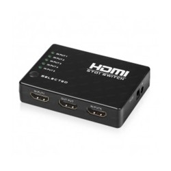 Dark Full HD 4 Giriş 1 Çıkışlı Uzaktan Kumandalı HDMI Switch (Seçici)