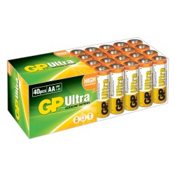 Gp LR6 AA Boy Ultra Alkalin Kalem Pil 40'lı Paket GP15AU-2B40