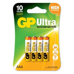 Gp LR03 AAA Boy Ultra Alkalin İnce Kalem Pil 4'lü Paket GP24AUMB-U4