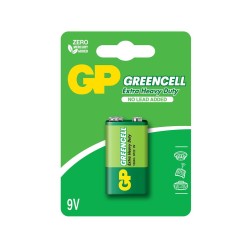 GP Greencel 9V Çinko Pil Tekli Paket GP1604G-2U1