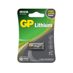 GP CR123A 3V Lityum Tekli Paket Pil (GPCR123A-U1) Fotoğraf Makinesi Pili