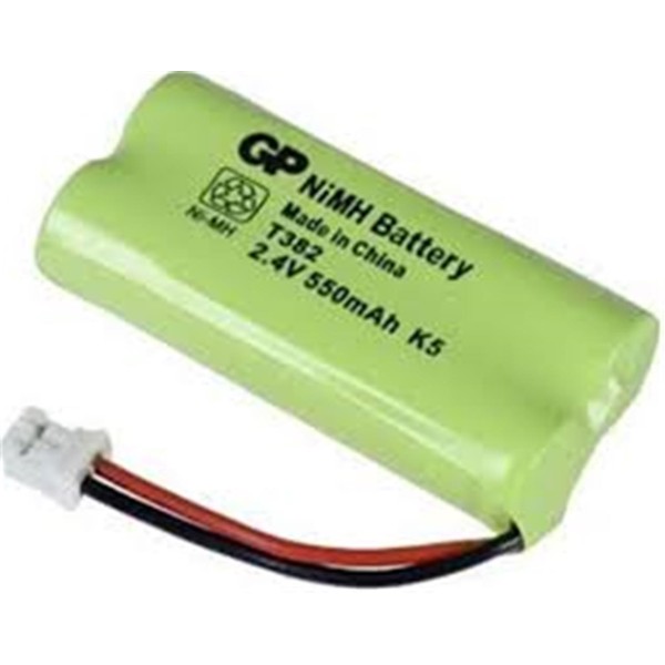 GP T382 2.4V 550 mAh 2'li Telsiz Telefon Pili 