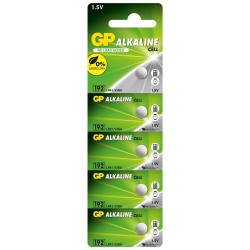 GP GP192-C5 LR41 Alkalin Düğme Pil 5'li Paket