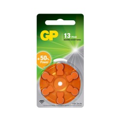 GP ZA13 1.4V Düğme Kulaklık Pili  6'lı Paket