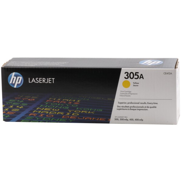 HP 305A Yellow Sarı 2.600 Sayfa Toner CE412A