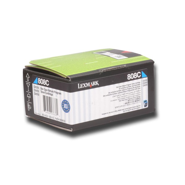 Lexmark 80C80C0 1.000 Sayfa Cyan Mavi Toner CX310-410-510 808C