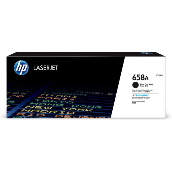 HP 658A Black Siyah 16.000 Sayfa Toner W2000A