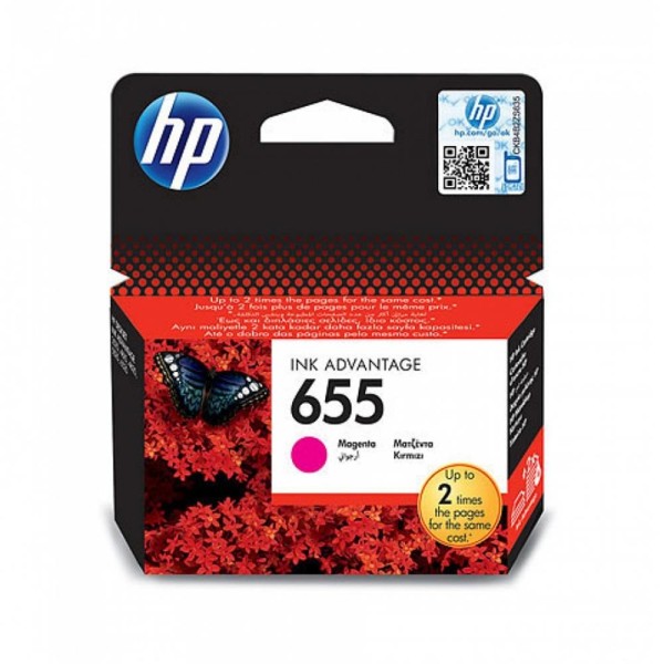 HP 655 Magenta Kırmızı Kartuş CZ111AE