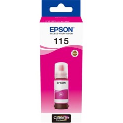 Epson 115 Magenta Kırmızı Şişe Mürekkep T07D34A L8160-L8180