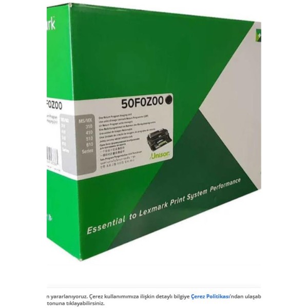 Lexmark 50F0Z00 (500Z) 60.000 Sayfa Drum MS310-312-315-317-410-415-417-510-610 MX317-410-510-511-611